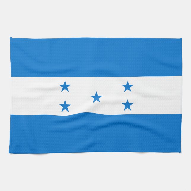 Honduras Flagga Kökshandduk (Horisontell)