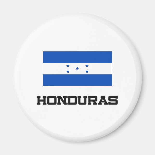 Honduras Flagga Magnet (Framsidan)