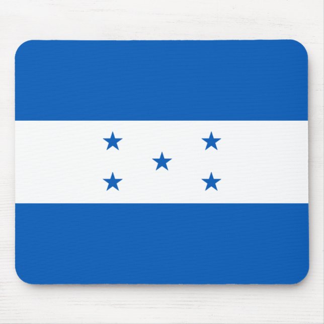 Honduras flagga Mousepad Musmatta (Framsidan)