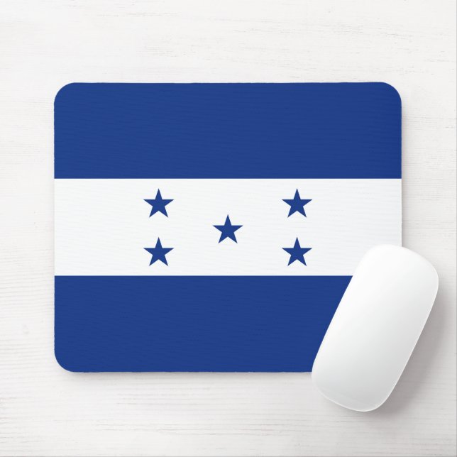 Honduras flagga musmatta (Med mus)
