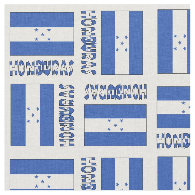 Honduras Flagga och Honduras Tyg (Närbild)