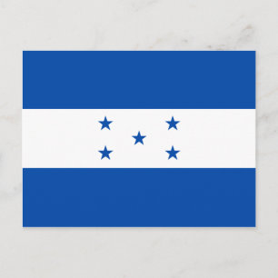 Honduras Flagga Postcard Vykort