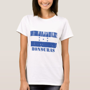 Honduras flagga t-shirt