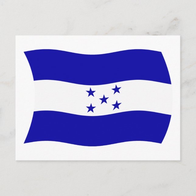 Honduras Flagga vykort (Framsida)