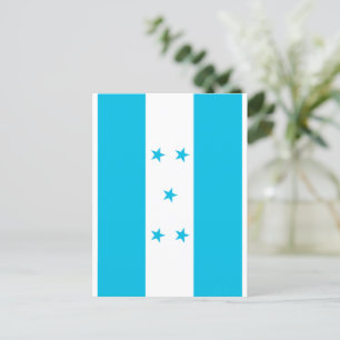 Honduras flagga vykort