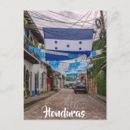 Honduras, Flagga Vykort