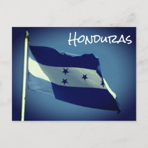 honduras flagga vykort