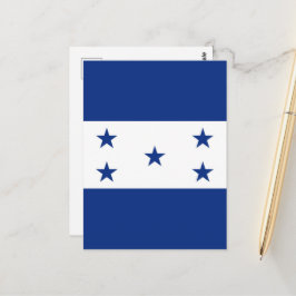 Honduras flagga vykort