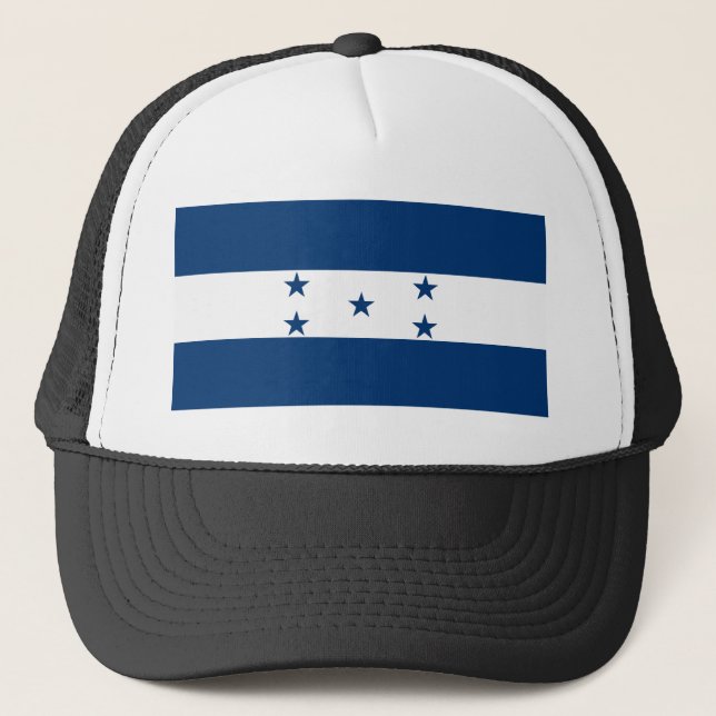 Honduras flaggahatt truckerkeps (Framsida)