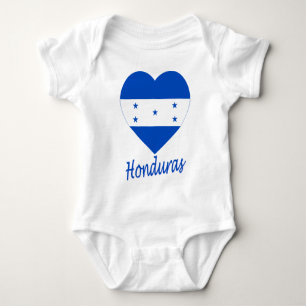 Honduras flaggahjärta t shirt