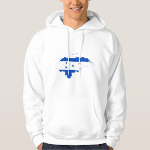 Honduras flaggakarta HN Sweatshirt Med Luva