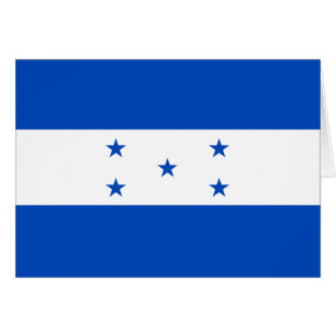 Honduras flaggakort hälsningskort