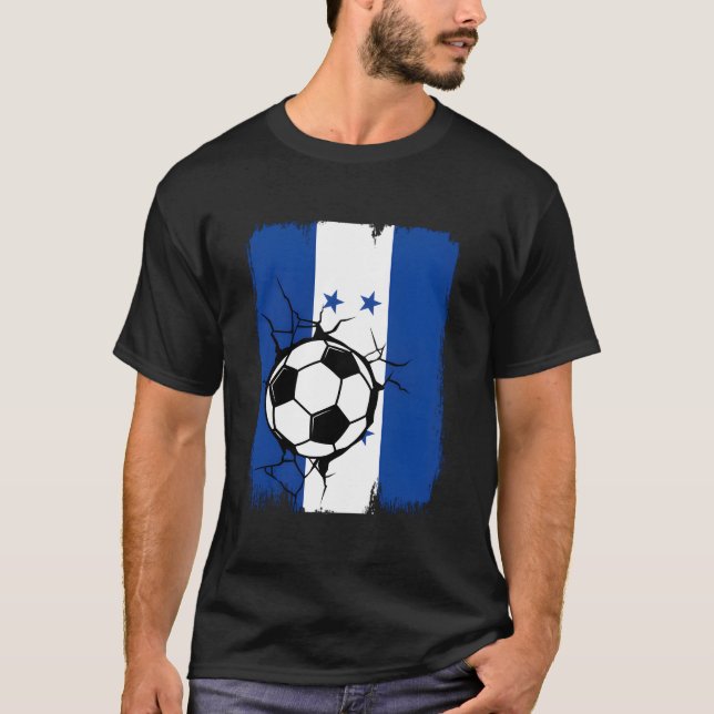Honduras Fotboll T Shirt (Framsida)