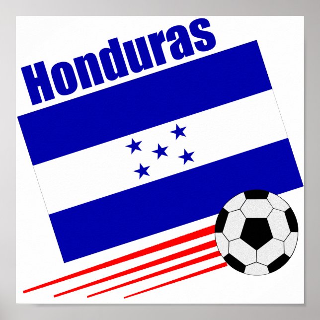 Honduras fotbollsgrupp poster (Framsidan)
