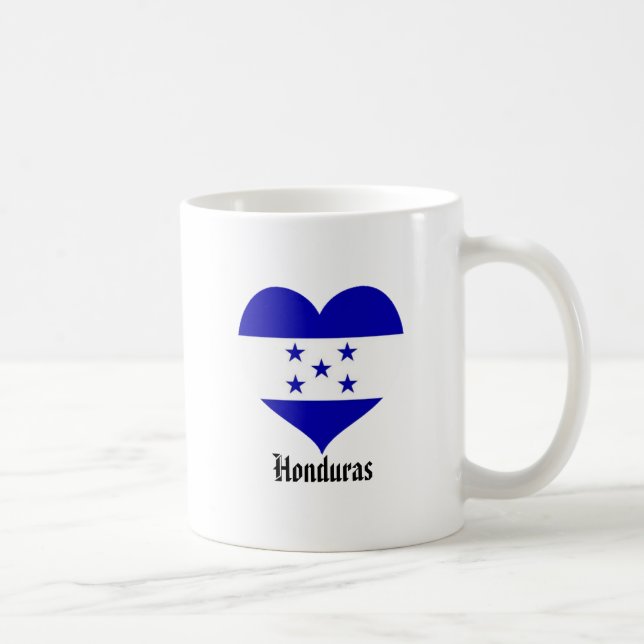 Honduras hjärtamugg kaffemugg (Höger)