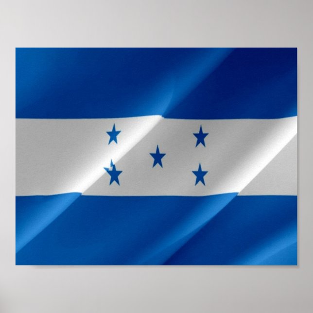 Honduras - Honduregna flagga - Poster (Framsidan)