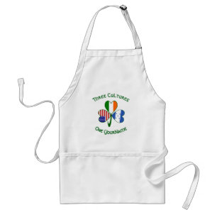 Hondúras Irland USA Shamrock Flag Personlig Förkläde