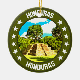 Honduras Julgransprydnad Keramik
