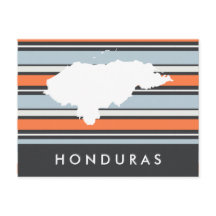 Honduras Karta: Modern Rand