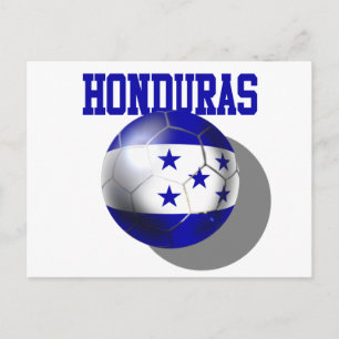 Honduras Los Catrachos soccer fläkt gifts Vykort