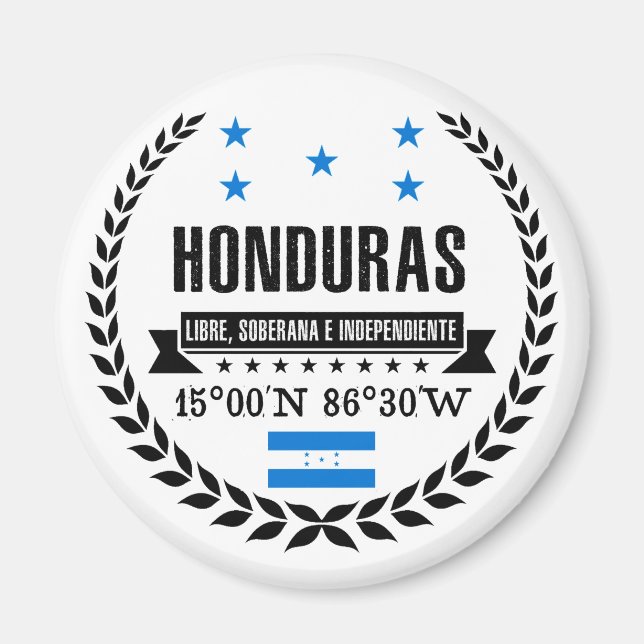 Honduras Magnet (Framsidan)
