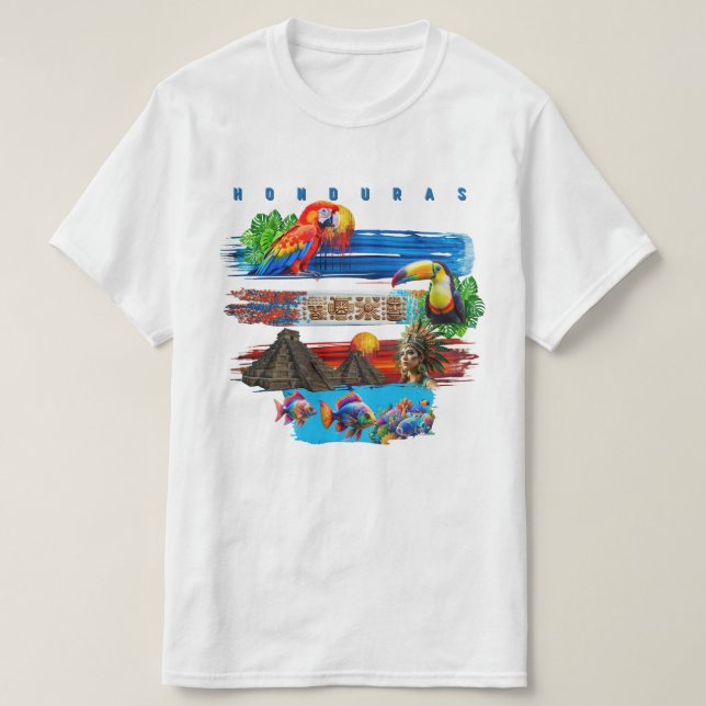 "Honduras, mi tierra Bella" T Shirt (Design framsida)