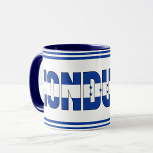 Honduras National Flagga Patriotic Coffee Mugg