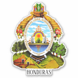 Honduras National Jacka of Arm Patriotic Klistermärken