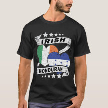 Honduras och Irish Flagga