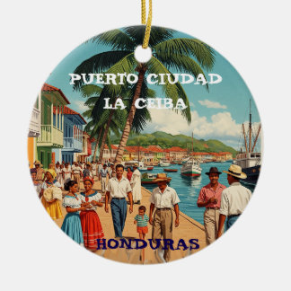 Honduras Recuerdos de Nuestros Viajes Julgransprydnad Keramik