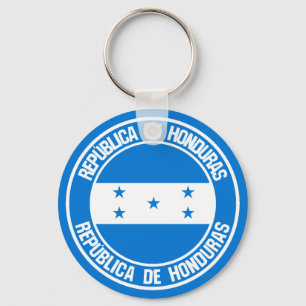 Honduras rundaEmblem Nyckelring