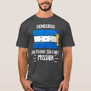 Honduras San Pedro Sula Väster Mormon LDS Uppdrag T Shirt