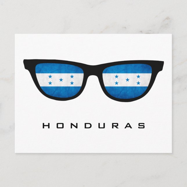 Honduras Shades anpassningsbar text och färg vykor Vykort (Framsida)