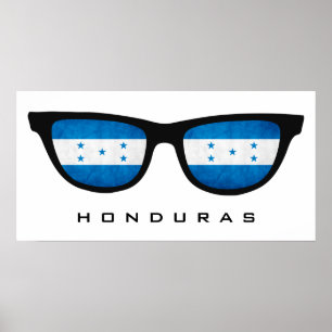 Honduras skuggar beställnings- text & poster
