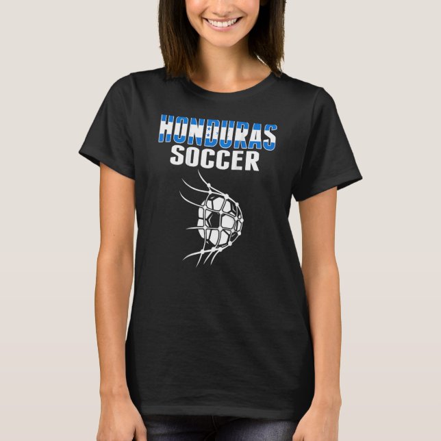 Honduras Soccer Ball in Net Honduran Football Su T Shirt (Framsida)
