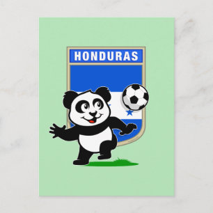 Honduras Soccer Panda Vykort