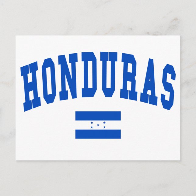 Honduras Stil Vykort (Framsida)