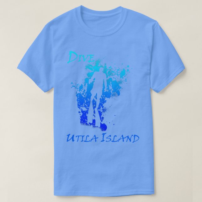Honduras Vacation Diving Lo T Shirt (Design framsida)