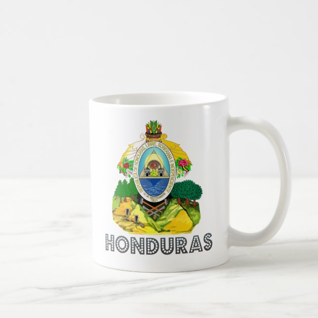 Honduras vapensköld kaffemugg (Höger)