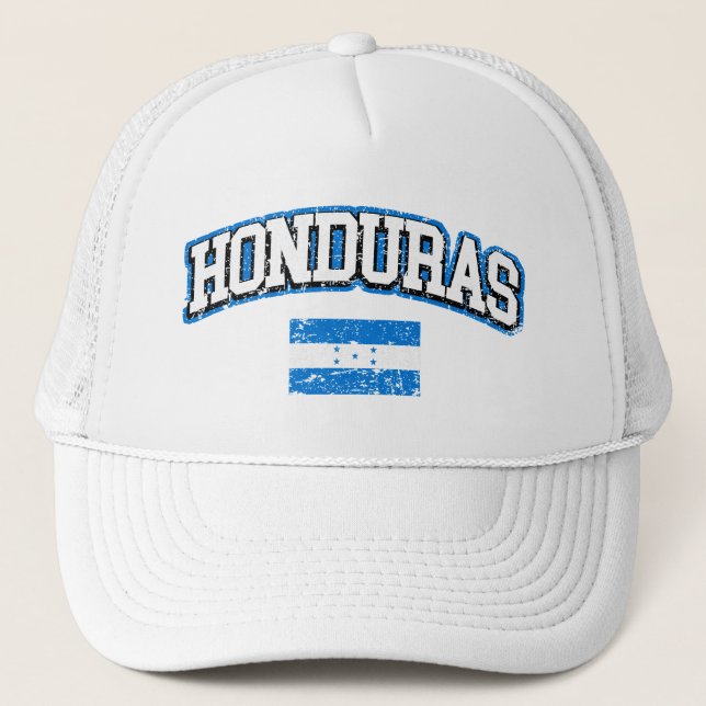 Honduras Vintage Flagga Truckerkeps (Framsida)