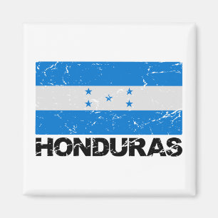 Honduras vintageflagga magnet