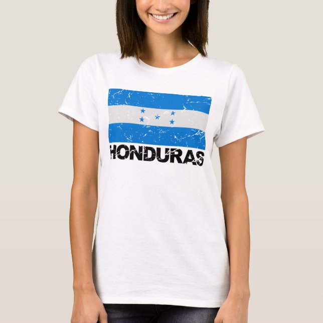 Honduras vintageflagga tee (Framsida)