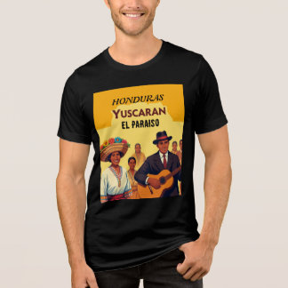 Honduras YUSCARAN Retro poster T Shirt