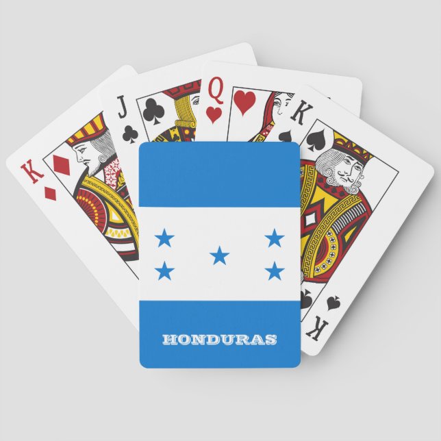 Hondurasanska Flagga, Honduras-spelkort Casinokort (Baksidan)