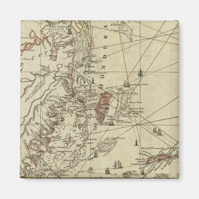 Hondurasbukten Magnet (Framsidan)