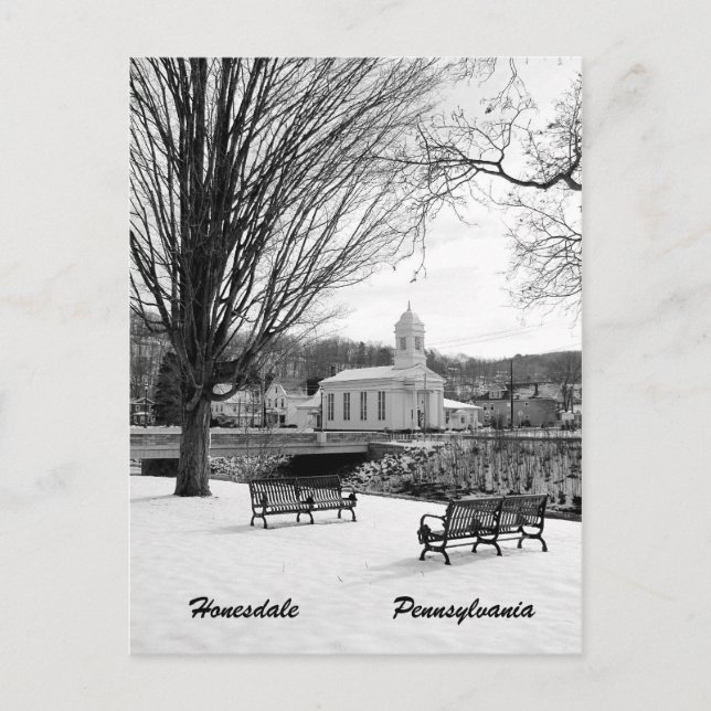 Honesdale Pennsylvania vykort (Framsida)