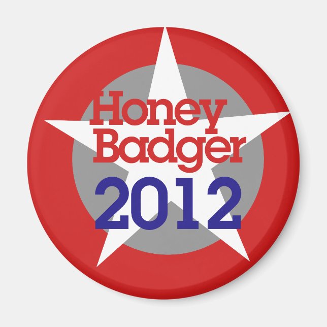 Honey badger 2012 magnet (Framsidan)