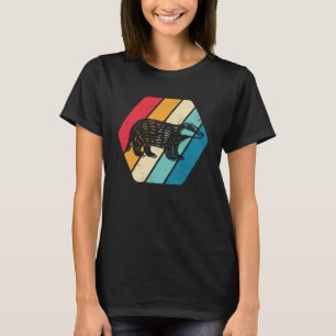 Honey badger Animal Wildlife Retro T Shirt