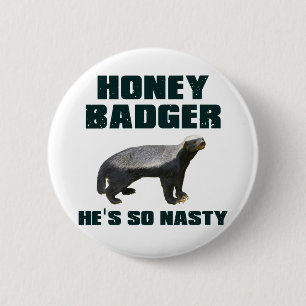 Honey badger är han så otäck knapp