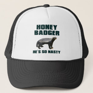 Honey badger är han så otäck truckerkeps